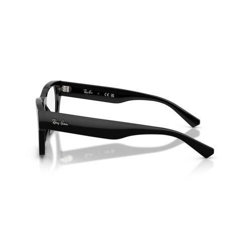 RAY BAN RX5448 COL. 2000 BLACK RECTNAGULAR SPECTACLE FRAME - Image 3