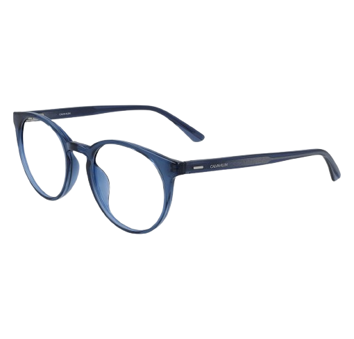 CALVIN KLEIN CK20527 COL. 405 BLUE ROUND SPECTACLE FRAME
