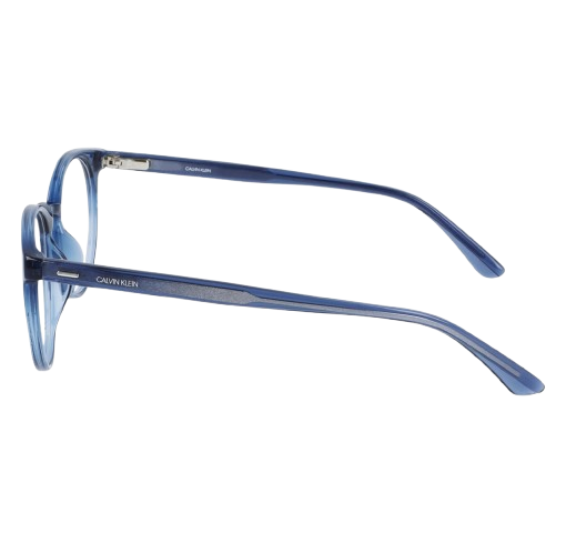 CALVIN KLEIN CK20527 COL. 405 BLUE ROUND SPECTACLE FRAME - Image 3