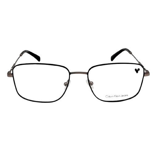 CALVIN KLEIN JEANS CKJ20104 COL. 001 METAL SPECTACLE FRAME - Image 2