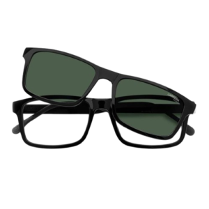 CARRERA CA PRW 8/CS/IN COL. 807 BLACK RECTANGULAR CLIP ON SPECTACLE FRAME