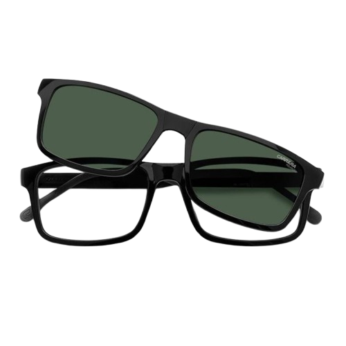 CARRERA CA PRW 8/CS/IN COL. 807 BLACK RECTANGULAR CLIP ON SPECTACLE FRAME