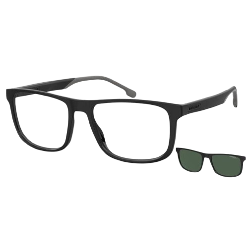 CARRERA CA PRW 8/CS/IN COL. 807 BLACK RECTANGULAR CLIP ON SPECTACLE FRAME - Image 5