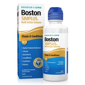 BAUSCH & LOMB BOSTON SIMPLUS FOR RGP LENS 105ML (4 NOS)